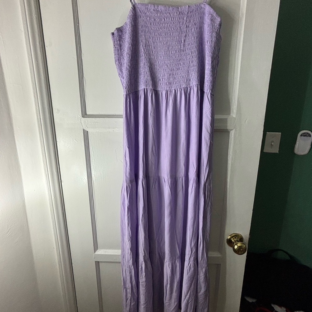 Lavender Sleeveless Maxi Dress